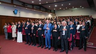 Министр юстиции Республики Казахстан Ерлан Сарсембаев поздравил сотрудников органов юстиции с Днём Конституции