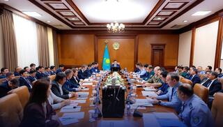 ҚАЛА ӘКІМІНІҢ ЖАНЫНДАҒЫ ВЕДОМСТВОАРАЛЫҚ КОМИССИЯ МЕН ШТАБТАРДЫҢ БІРЛЕСКЕН ОТЫРЫСЫ ӨТТІ