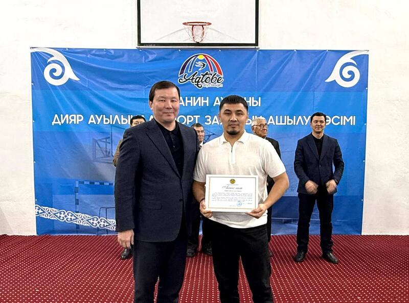 В селе Дияр предприниматели и местные жители построили спортзал