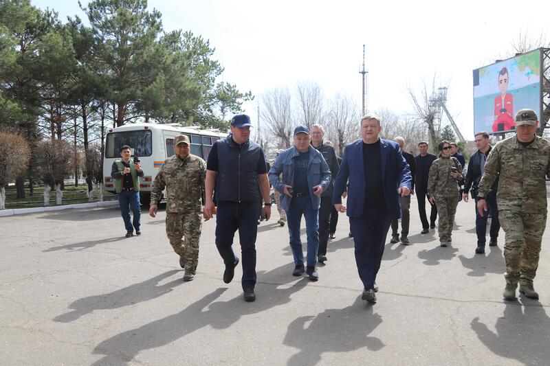 Глава МЧС спустился в шахту «Саранская» АО «Qarmet» в Карагандинской области