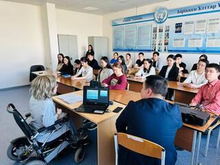 Представители офиса УПЧ провели лекцию для студентов и преподавателей ЕНУ им. Л.Н. Гумилева