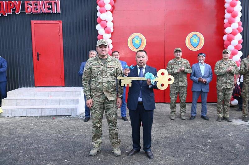 В селах Камыстыбас и Жанкожа батыр открылись пожарные посты