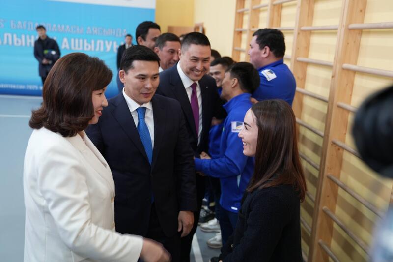 В Келешек мектебі открыт первый специализированный зал дзюдо