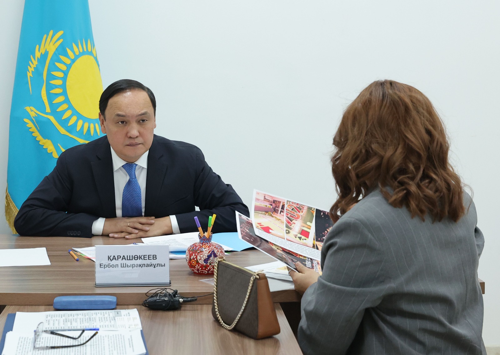 Ербол Карашукеев провел прием граждан