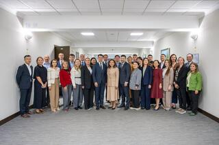 Коллектив Агентства выразил благодарность Нурлану Абдрахманову