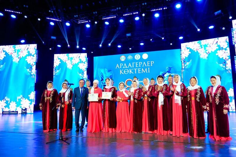 В Астане прошел творческий фестиваль среди пенсионеров «Ардагерлер көктемі»
