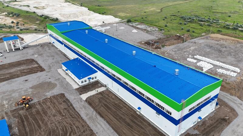 В Зерендинском районе открылась фабрика по обогащению каолина