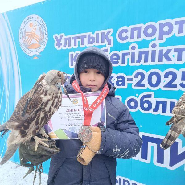 В Карагандинской области определили сильнейших охотников с ловчими птицами