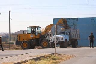 ТУРКЕСТАН: В САРЫАГАШСКОМ РАЙОНЕ НА СУББОТНИКЕ ВЫВЕЗЕНО БОЛЕЕ 15 ТОНН МУСОРА