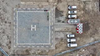 Вертодром для санитарной авиации: Чингис Аринов ознакомился с новой вертолётной площадкой в Алматы