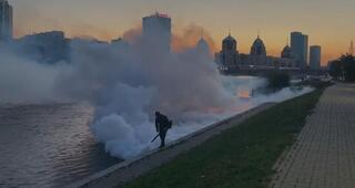 Борьба с комарами и мошками: в Астане стартовал третий тур дезинсекционных работ