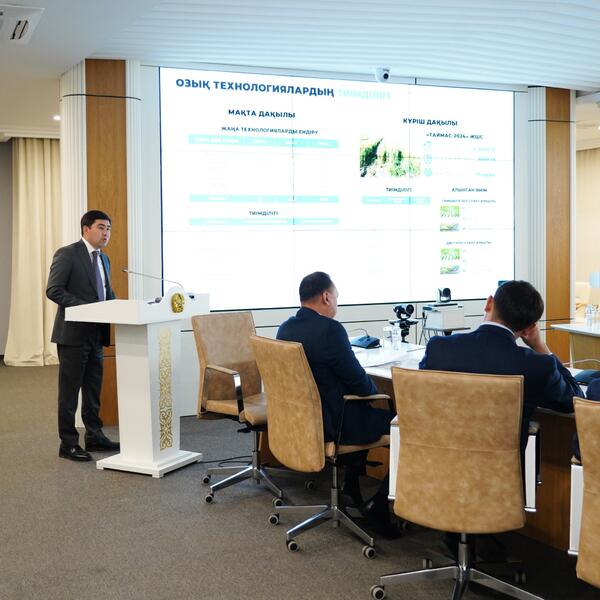 В ТУРКЕСТАНСКОЙ ОБЛАСТИ УВЕЛИЧИЛИСЬ ПОСЕВНЫЕ ПЛОЩАДИ И УВЕЛИЧИЛАСЬ УРОЖАЙНОСТЬ