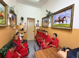 Жедел медициналық жәрдем бөлімшесінің мекеме қызметкерлерімен өткізілген кездесу туралы