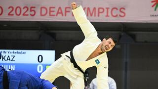 Золото Сурдлимпиады завоевал дзюдоист из Карагандинской области Еркебулан Канафин
