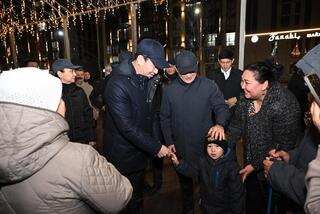 Дархан Сатыбалды оценил результаты освещения фасадов в новых микрорайонах