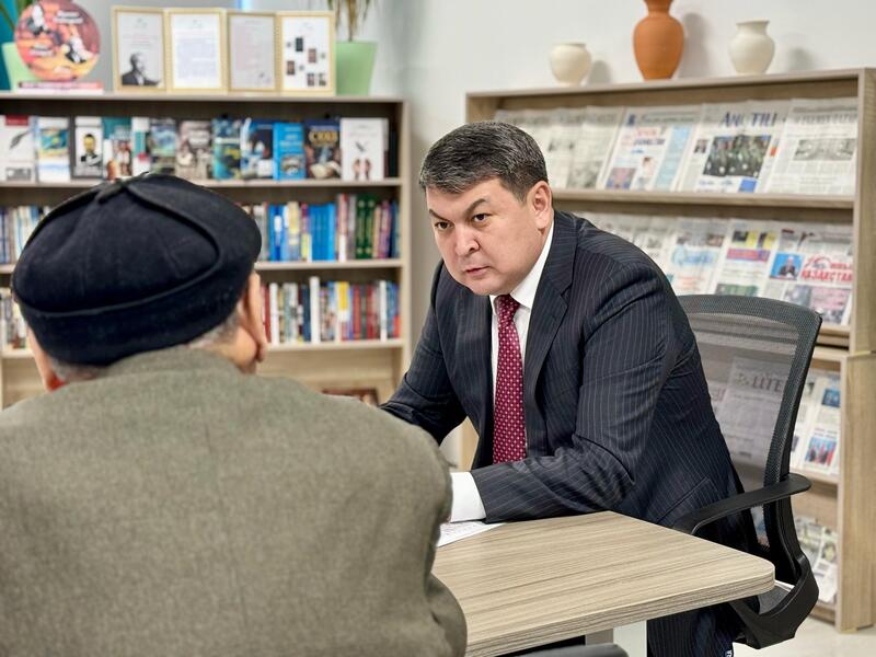 В 2025 ГОДУ В ТУРКЕСТАНСКОЙ ОБЛАСТИ ПРОВЕДЕНО 78 ПРИЕМОВ, ВЫСЛУШАНО ОКОЛО 800 ЖИТЕЛЕЙ