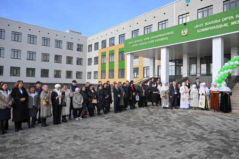 В Аягозском районе области Абай открылась школа на 600 мест
