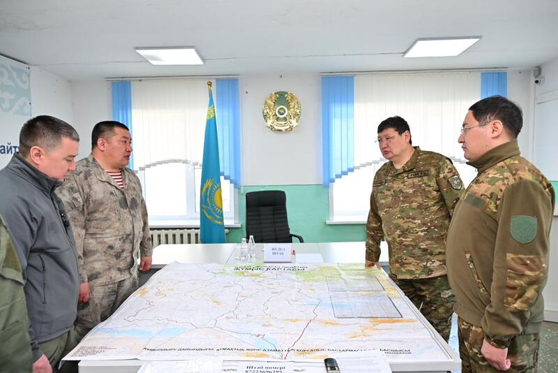 Фактов подтопления жилых домов не зафиксировано: аким области посетил село Бозтал