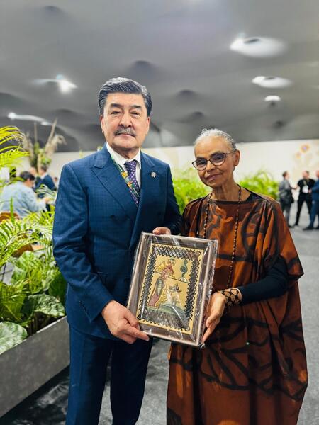 Проведена двусторонняя встреча Министра экологии и природных ресурсов РК с Министром окружающей среды и изменения климата Бразилии Мариной Силва