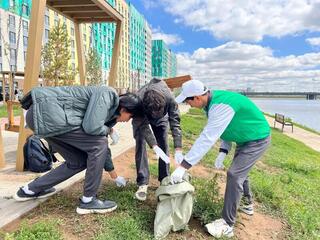 Чистый пляж для астанчан: как прошла экологическая акция «Таза Қазақстан»