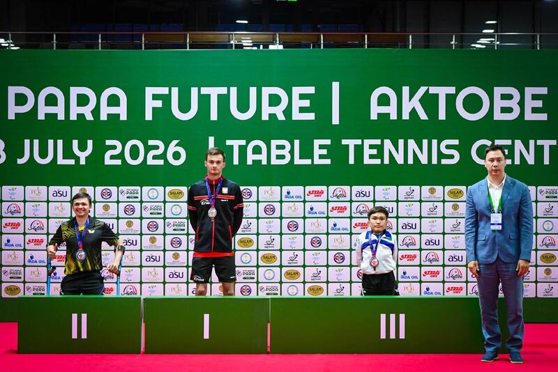 11 наших соотечественников стали призёрами турнира ITTF World Para Future Aktobe 2026
