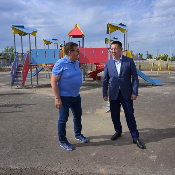 Аким области Асаин Байханов посетил с рабочей поездкой Щербактинский район