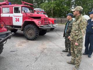 Начальник ДЧС совершил рабочий визит в Аулиекольский район