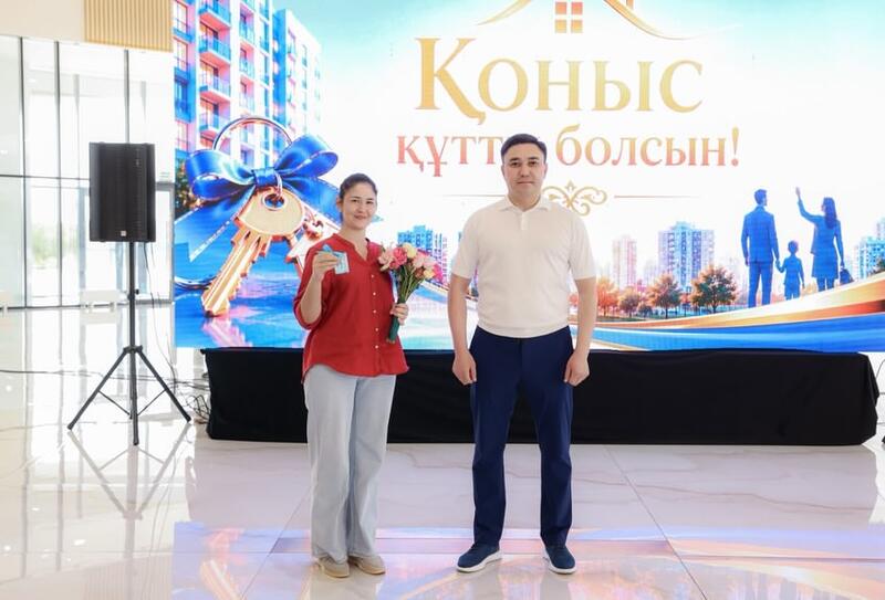 В ШЫМКЕНТЕ 30 СЕМЕЙ ПОЛУЧИЛИ КЛЮЧИ ОТ АРЕНДНОГО И КРЕДИТНОГО ЖИЛЬЯ