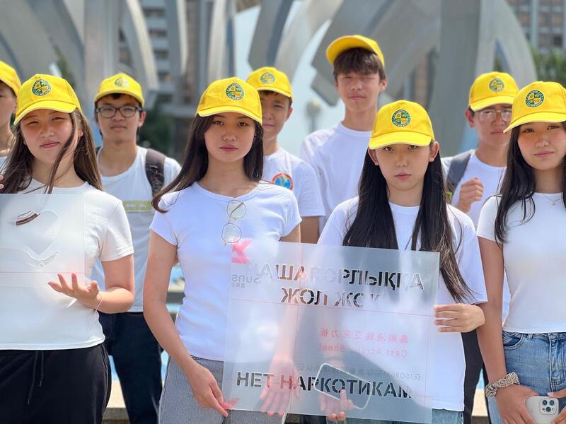 Нет наркотикам: опасные наркограффити закрасили в столичном парке