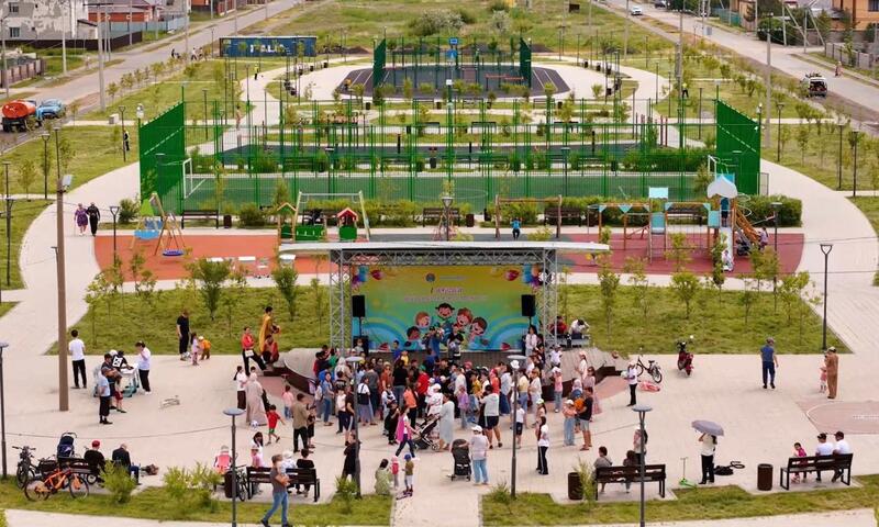 Более 40 дворов открыли в Астане в день защиты детей