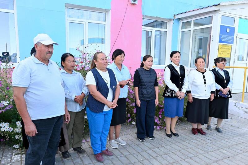 Аким области посетил село Тана мырза