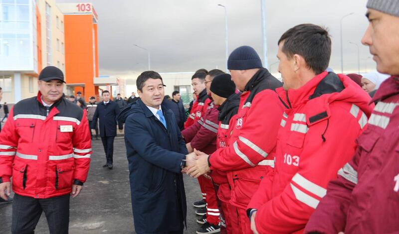 Служба скорой помощи Мангистауской области пополнилась 32 новыми автомобилями
