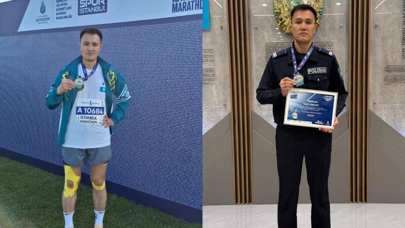Полицейский из ДП Алматы вошел в число сильнейших на стамбульском марафоне