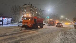 Свыше 1400 единиц техники задействованы в уборке снега в Астане