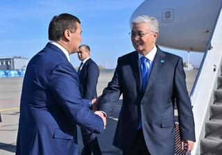 Глава государства Касым-Жомарт Токаев прибыл с рабочим визитом в Кызылординскую область