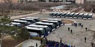 В Актау предприятию MAЭK вручили 20 автобусов