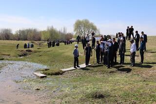 ТУРКЕСТАН: В САУРАНЕ В РАМКАХ АКЦИИ «МӨЛДІР БҰЛАҚ» ОЧИЩЕНО 13 КИЛОМЕТРОВ РУСЕЛ РОДНИКОВ И РЕК