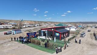 Глава МЧС запустил 169-ый пункт «Ауыл құтқарушылары» в селе Қызыл кесік