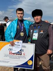 ТҮРКІСТАНДЫҚ СПОРТШЫ VI ДҮНИЕЖҮЗІЛІК КӨШПЕНДІЛЕР ОЙЫНДАРЫНДА АЛТЫН МЕДАЛЬ ЖЕҢІП АЛДЫ