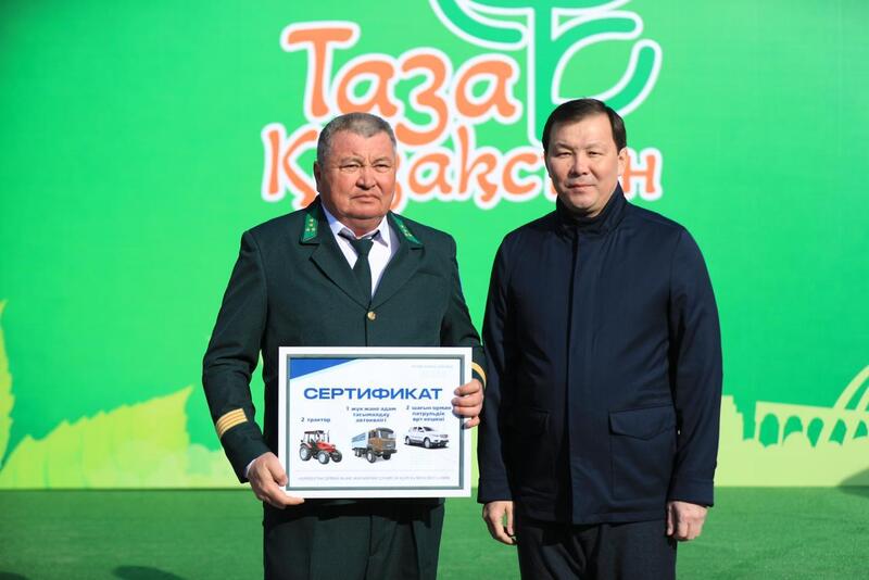 Лесным хозяйствам Актюбинской области передана новая техника