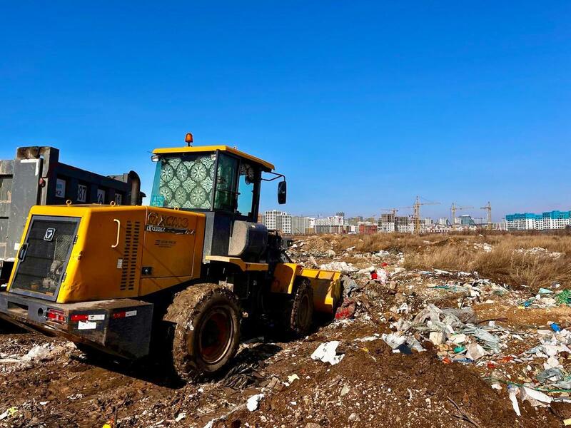 Почти 2,5 тыс. тонн мусора вывезли с несанкционированных свалок в Астане