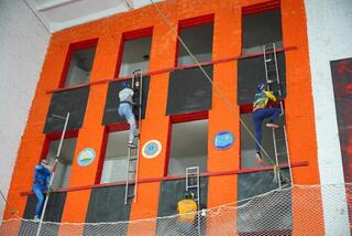 В Усть-Каменогорске стартовали зимние чемпионаты МЧС Казахстана по пожарно-спасательному спорту