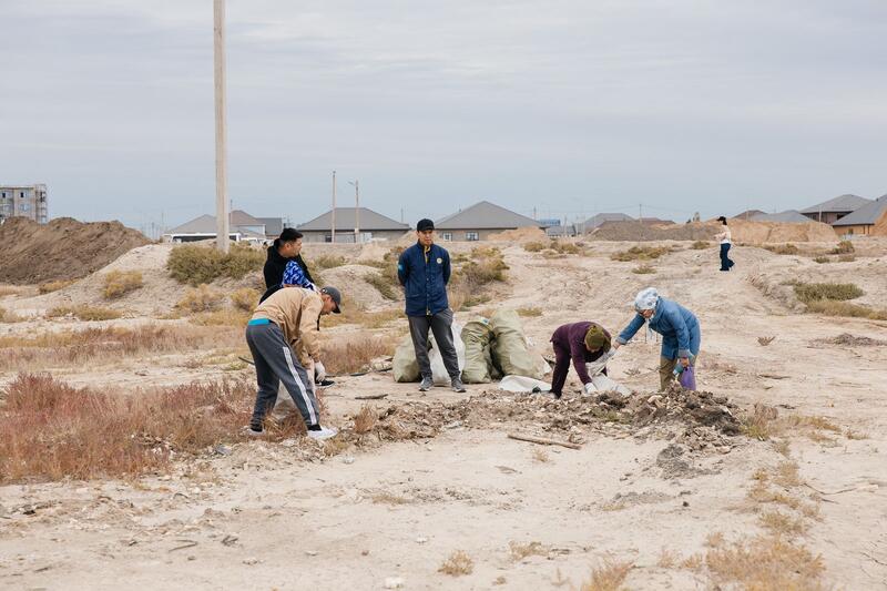 В Атырауской области в рамках «World Clean Up Day» собрано 150 тонны мусора