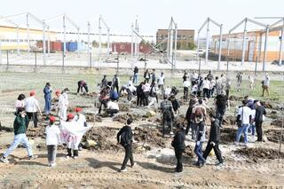 Представители столичного ресторанного и гостиничного бизнеса приняли участие в посадке деревьев в рамках «Таза Казақстан»