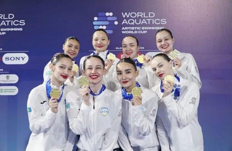 Карагандинские спортсмены завоевали 14 медалей на первом этапе Кубка мира по артистическому плаванию