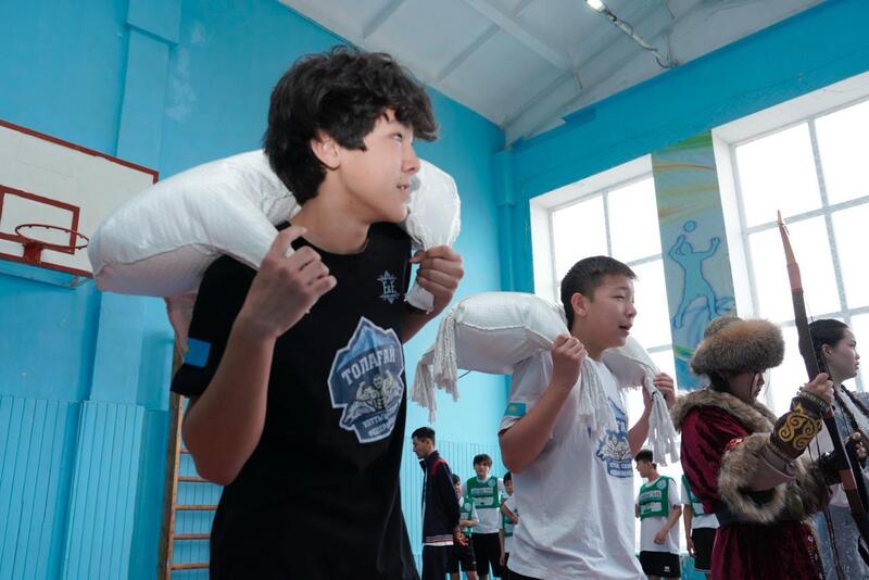 В Астане прошли национальные спортивные соревнования «Бала Толагай»