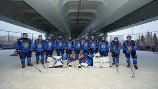 Мужество и командный характер: казахстанские спасатели покоряют международный хоккейный лед