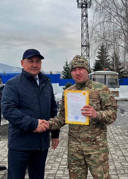 Военнослужащие МЧС РК завершили в районе Алтай противопаводковые мероприятия