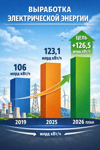 За 6 лет от 106 до 126 млрд кВт/ч: как Казахстан наращивает производство электроэнергии