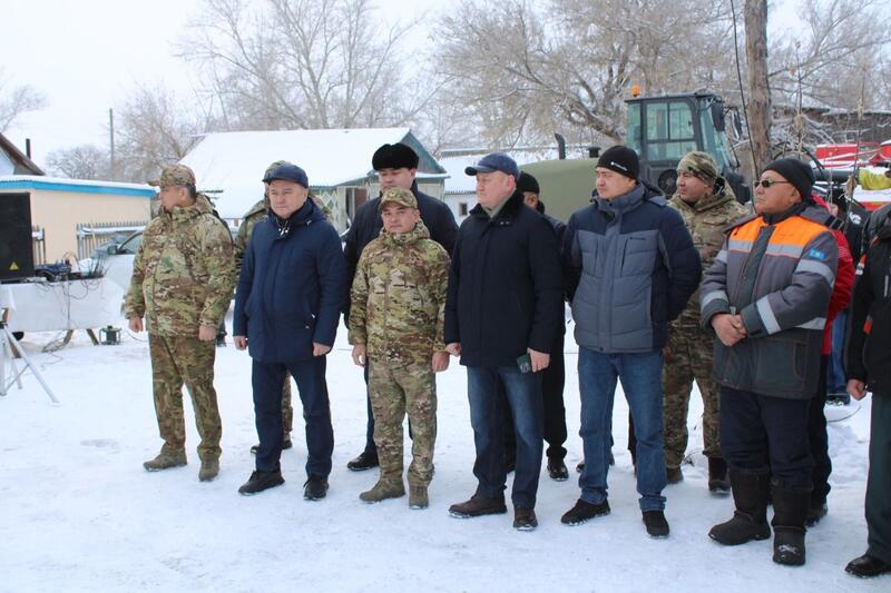 В районах области Абай растет число пожарных постов